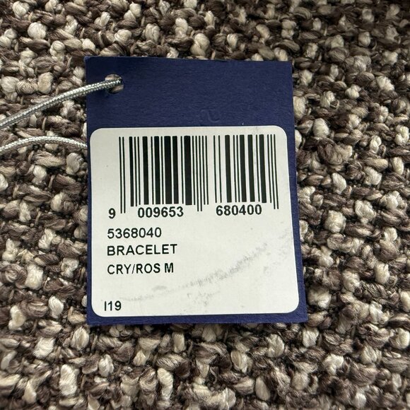 Swarovski Interlocking loop, Crystal, Rose Gold-tone plated Barcelet - Picture 7 of 7